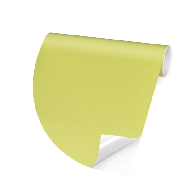 Self-adhesive round wallpaper - Pastel Green