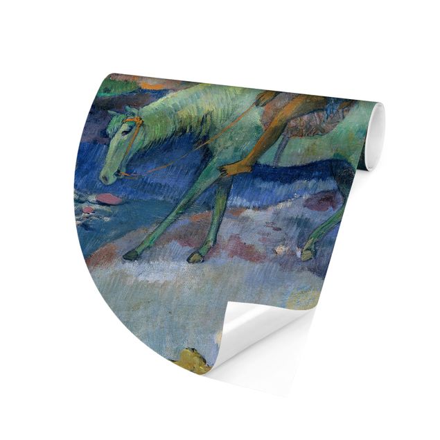 Self-adhesive round wallpaper - Paul Gauguin - Escape, The Ford