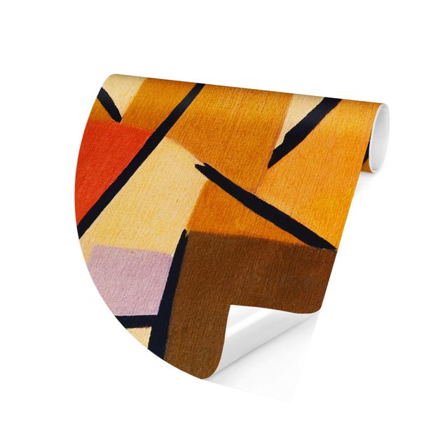 Self-adhesive round wallpaper - Paul Klee - Harmonized Fight