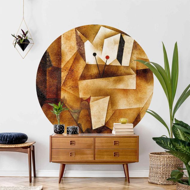Self-adhesive round wallpaper - Paul Klee - Timpani Organ