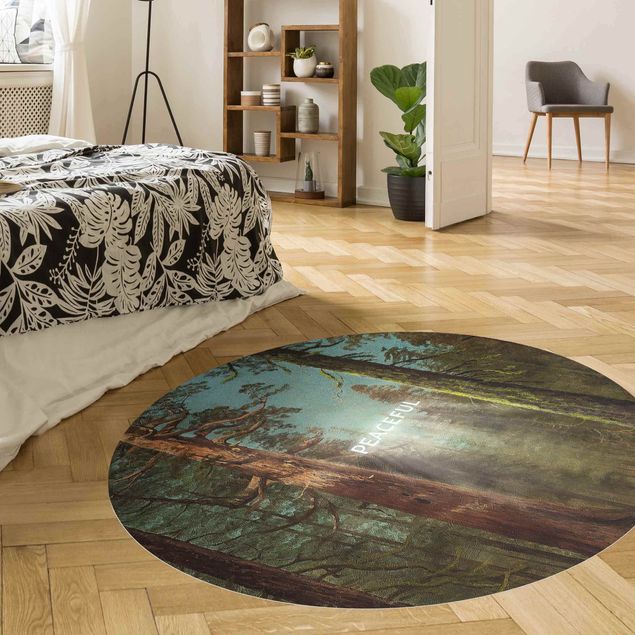 forest floor rug Peaceful