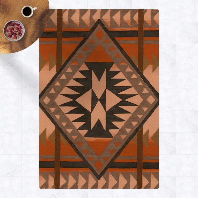 contemporary rugs Peruvian Ethno Pattern