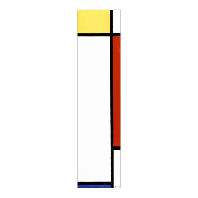Sliding panel curtains set - Piet Mondrian - Composition I