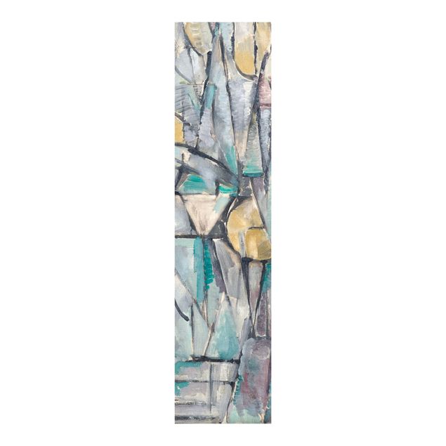 Sliding panel curtains set - Piet Mondrian - Composition X