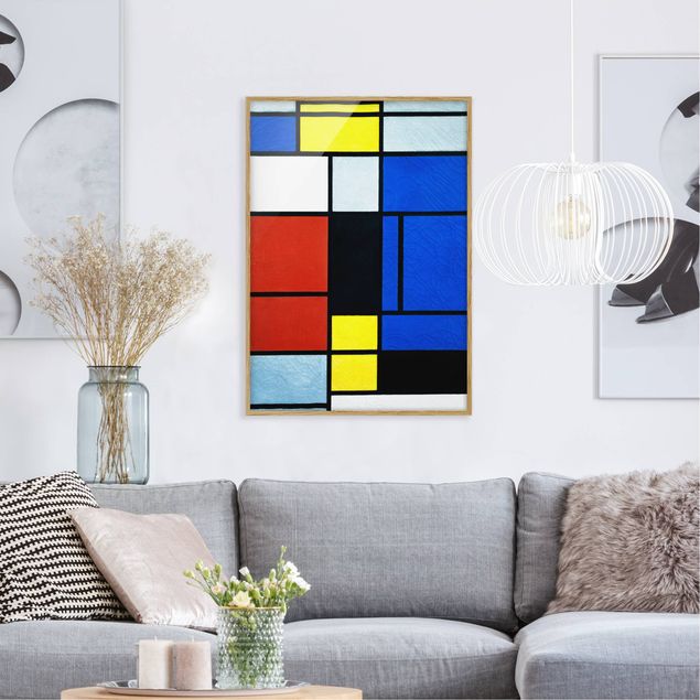 Framed poster - Piet Mondrian - Tableau No. 1