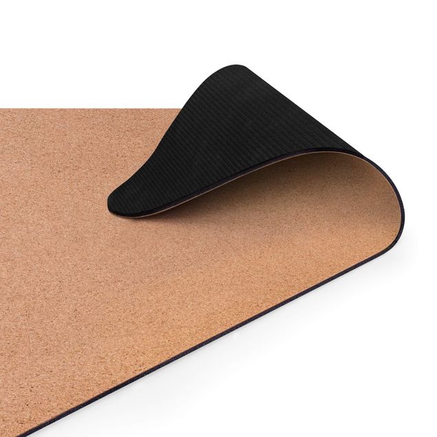 large floor mat Pink Beige Drops With Pink Gold