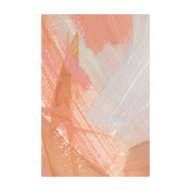 Cork mat - Pink And Vanille l - Portrait format 2:3