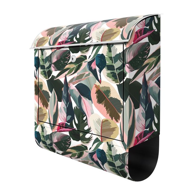 Letterbox - Pink Tropical Pattern