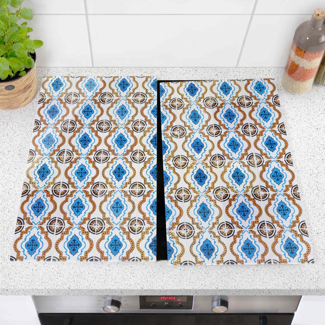 Stove top covers - Portuguese Vintage Ceramic Tiles - Mafra