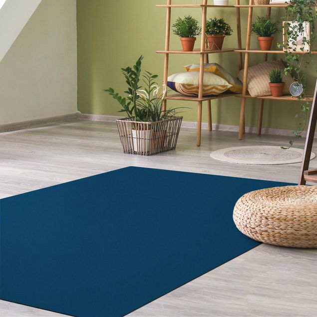 blue runner rug Prussian Blue