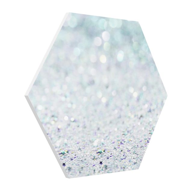 Forex hexagon - Princess Glitter Landscape In Mint Colour