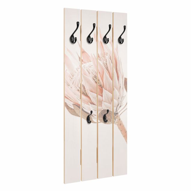 Wooden coat rack - Protea Queen Of Flowers