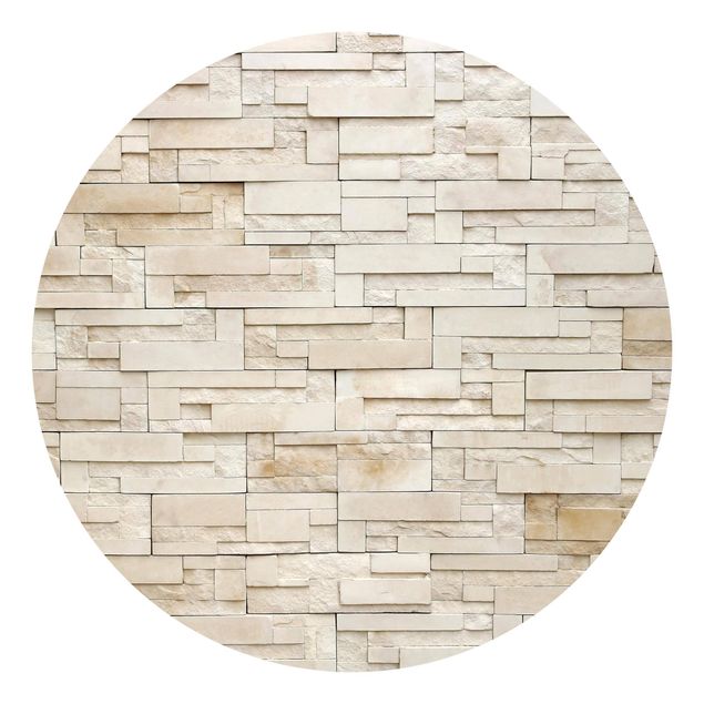 Self-adhesive round wallpaper - Provence Stones