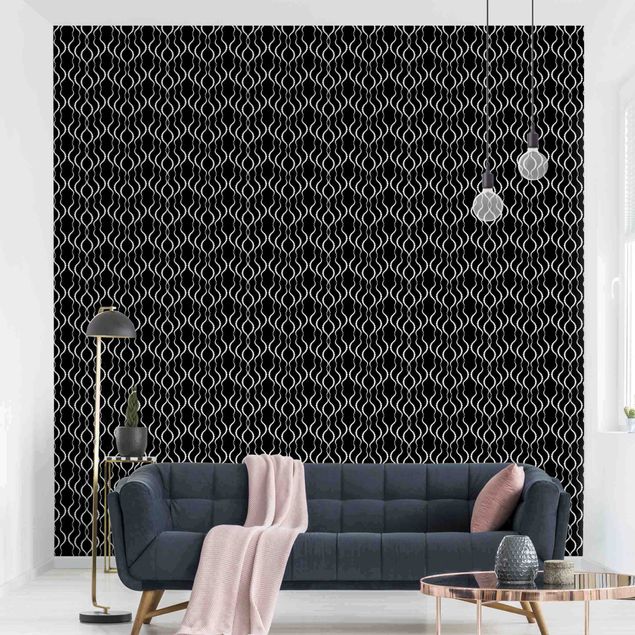 Wallpaper - Dot Pattern In Black