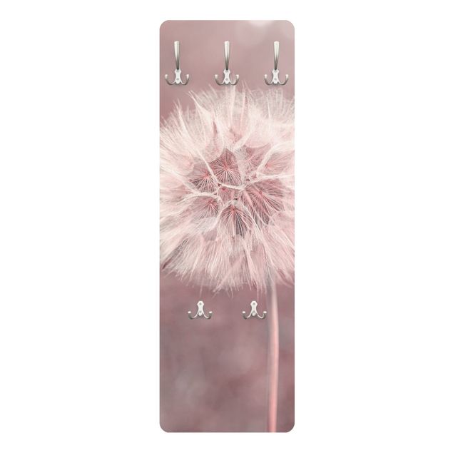 Coat rack - Dandelion Bokeh Light Pink