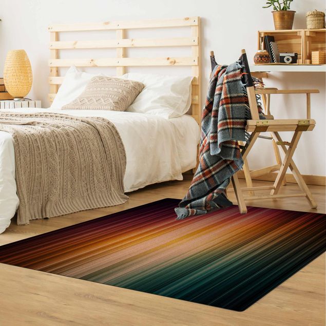 modern abstract rug Rainbow Light