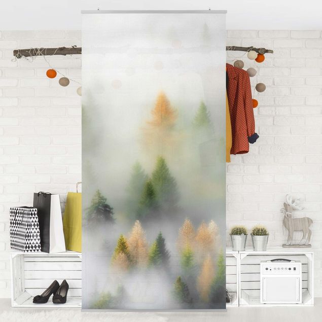 Room divider - Cloud Forest In Autumn