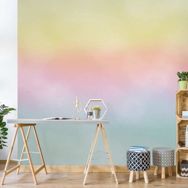 Wallpapers Rainbow Watercolour