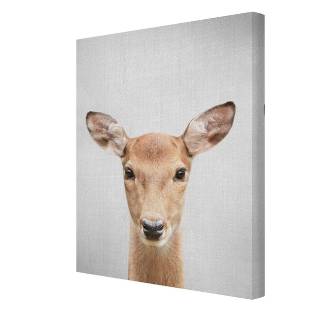 Canvas print - Roe Deer Rita - Portrait format 3:4
