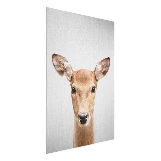 Glass print - Roe Deer Rita
