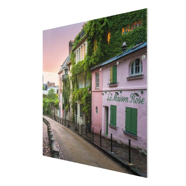 Print on forex - Rose Coloured Twilight In Paris - Square 1:1
