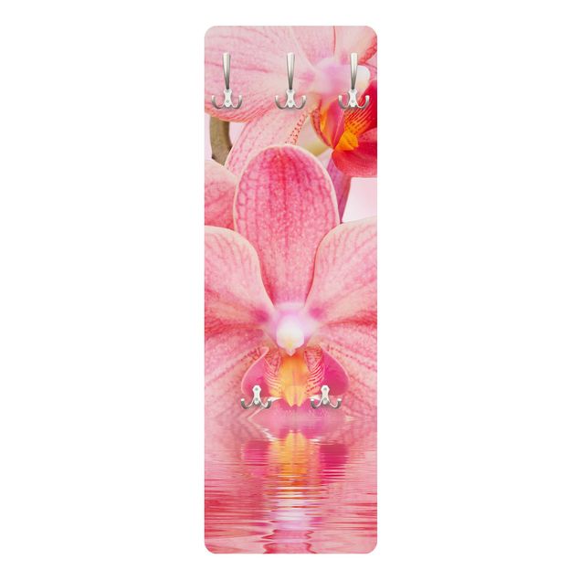 Coat rack - Light Pink Orchid On Water