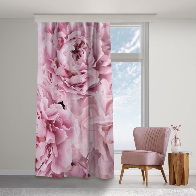 made to measure curtains Pink Peonies