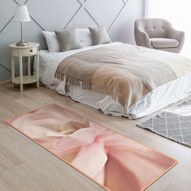 nature inspired rugs Light Pink Succulent Flower