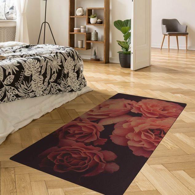 modern area rugs Paradisical Roses