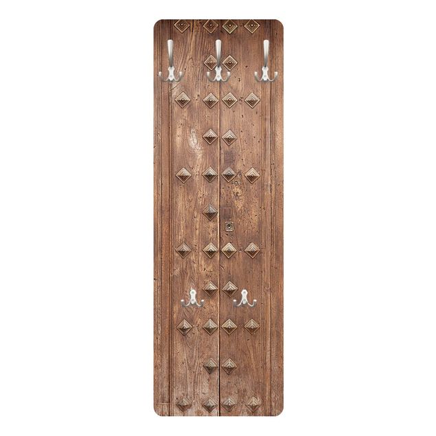 Coat rack - Rustic Spanish Wooden Door