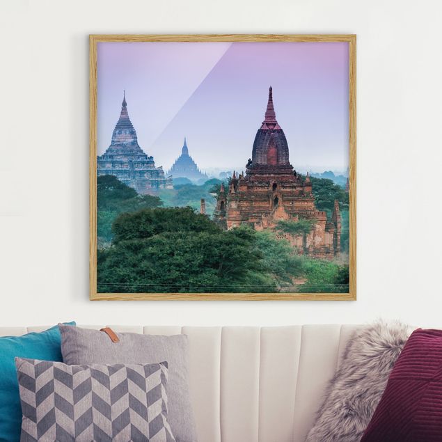 Framed poster - Temple Grounds In Bagan