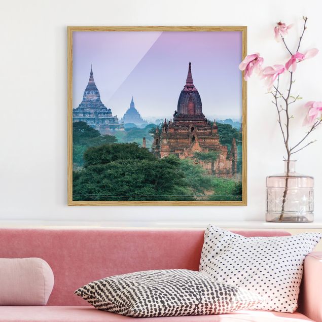 Framed poster - Temple Grounds In Bagan