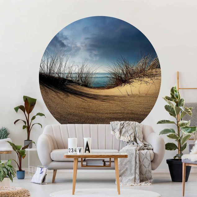 Self-adhesive round wallpaper kitchen - Sand Dune