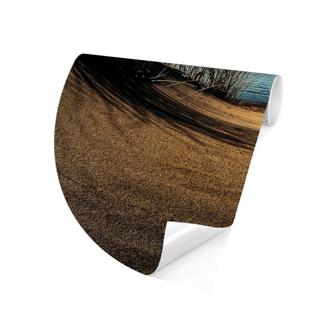 Self-adhesive round wallpaper kitchen - Sand Dune