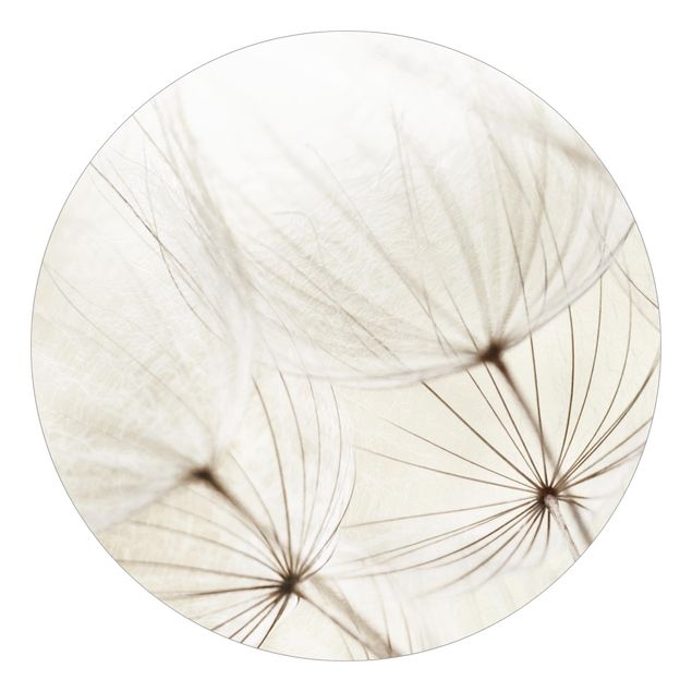 Self-adhesive round wallpaper - Gentle Grasses