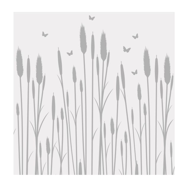 Window film - Common Reed With Butterflies II
