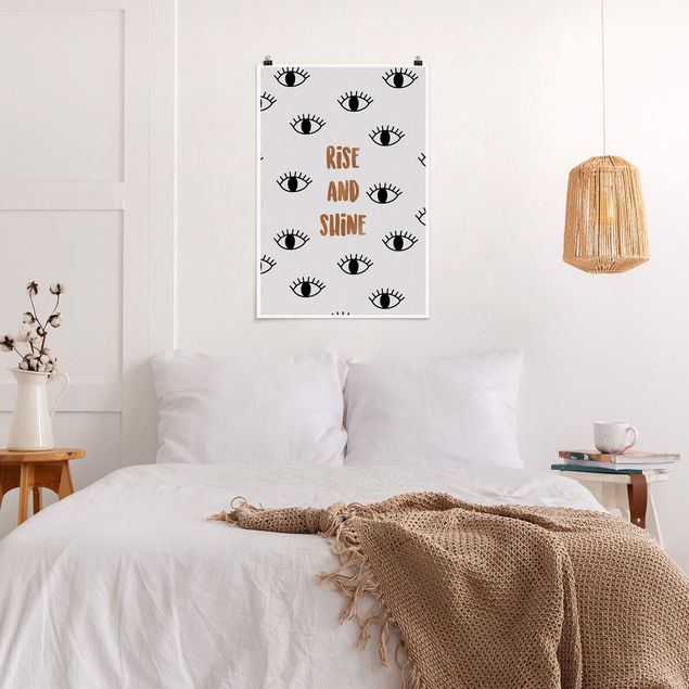 Poster - Bedroom Quote Rise & Shine