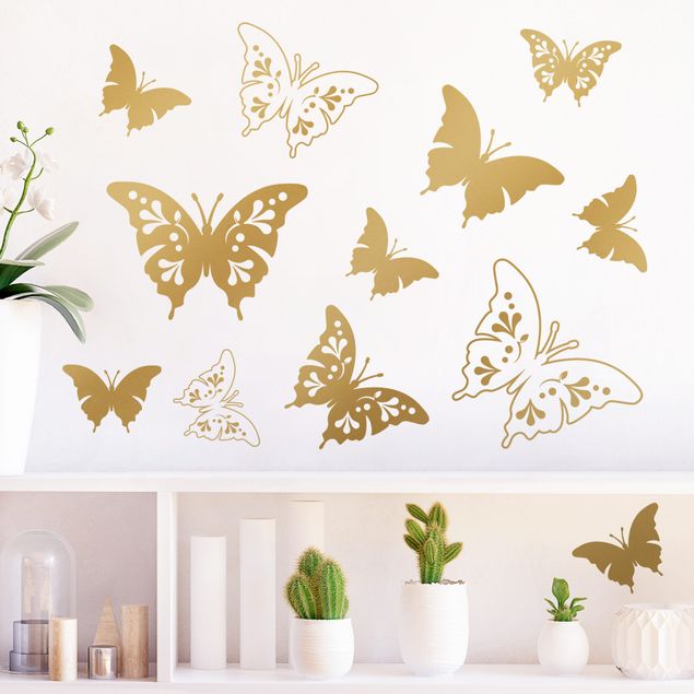 Autocolantes de parede borboletas Decorative Buttterflies Ornaments