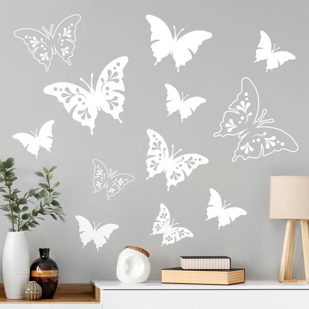 Wall sticker - Decorative Buttterflies Ornaments