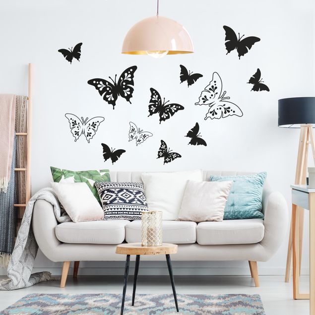 Wall stickers animals Decorative Buttterflies Ornaments