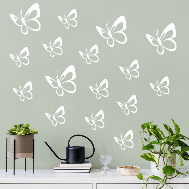 Wall sticker - Butterfly swarm Set