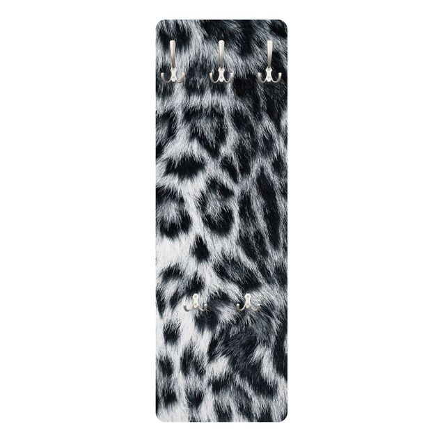 Coat rack patterns - Snow Leopard