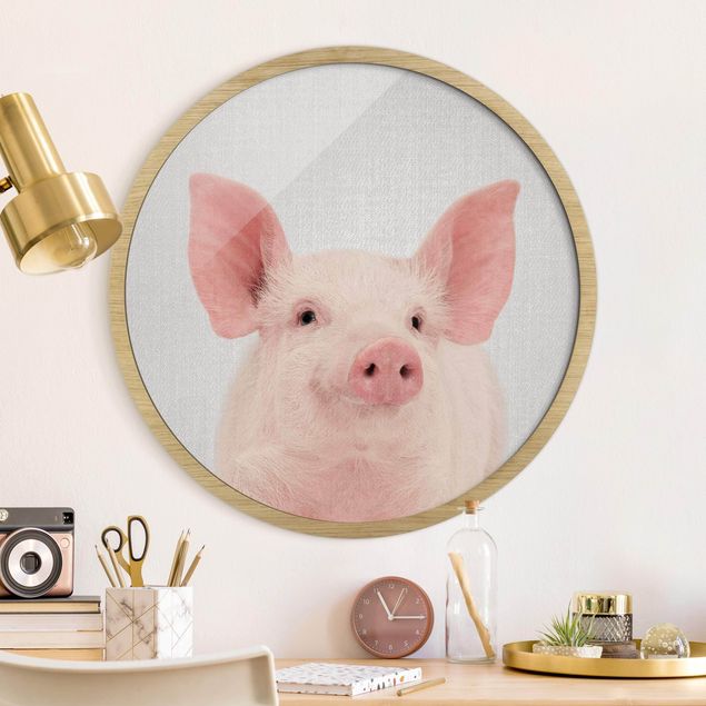 Framed prints round Pig Shorsh