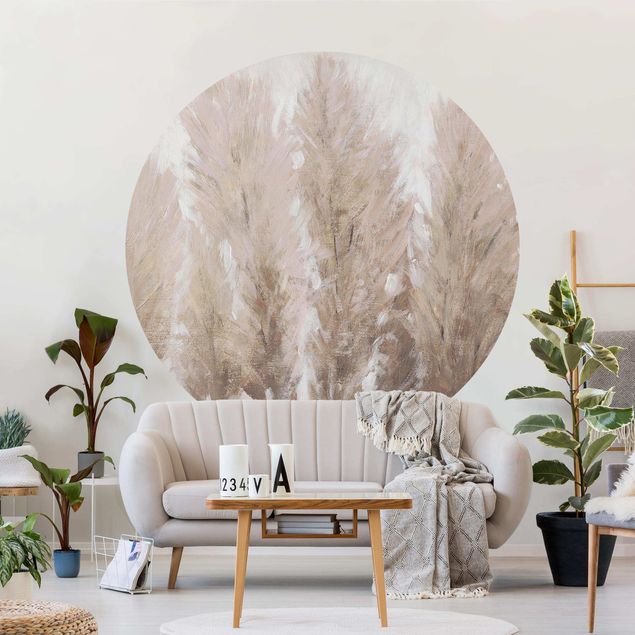 Self-adhesive round wallpaper - Longing For Tranquility