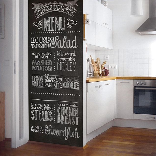 Window film blackboard - Kitchen - DIY Chalkboard Wallpaper
