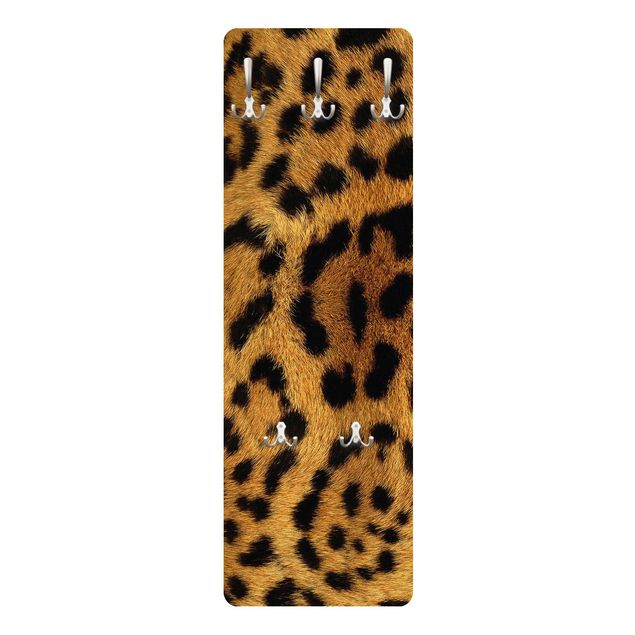 Coat rack patterns - Serval Cat Fur