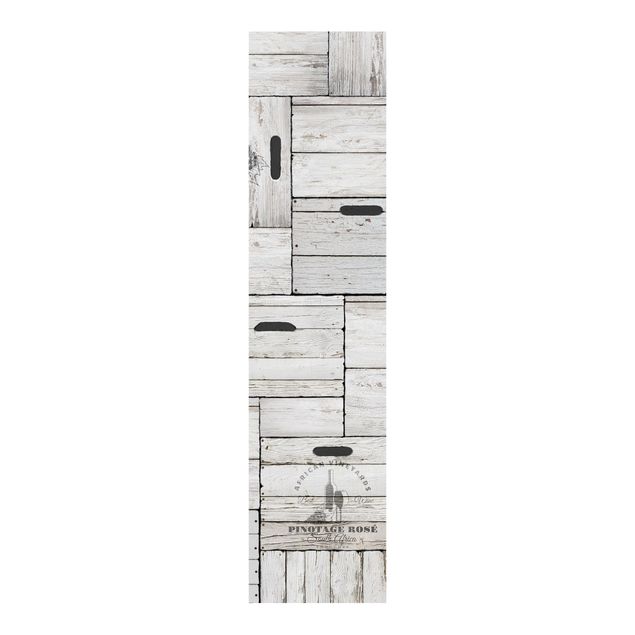 Sliding panel curtains set - Shabby Wooden Crates