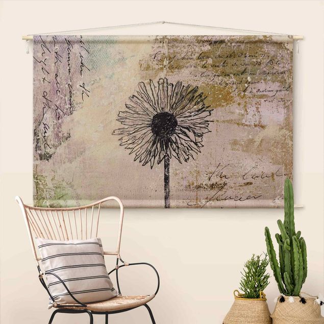 extra large tapestry wall hangings Shabby Dandelion