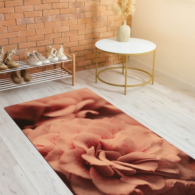 modern area rugs Shabby Light Pink Rose Pastel