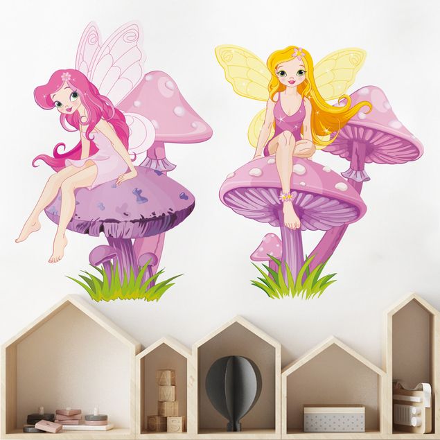 Tinkerbell wall stickers Sitting fairy
